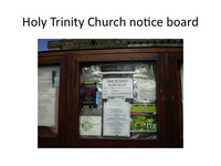 Holy Trinity supports FT
